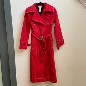 Ajaie Alaie cotton trench coat